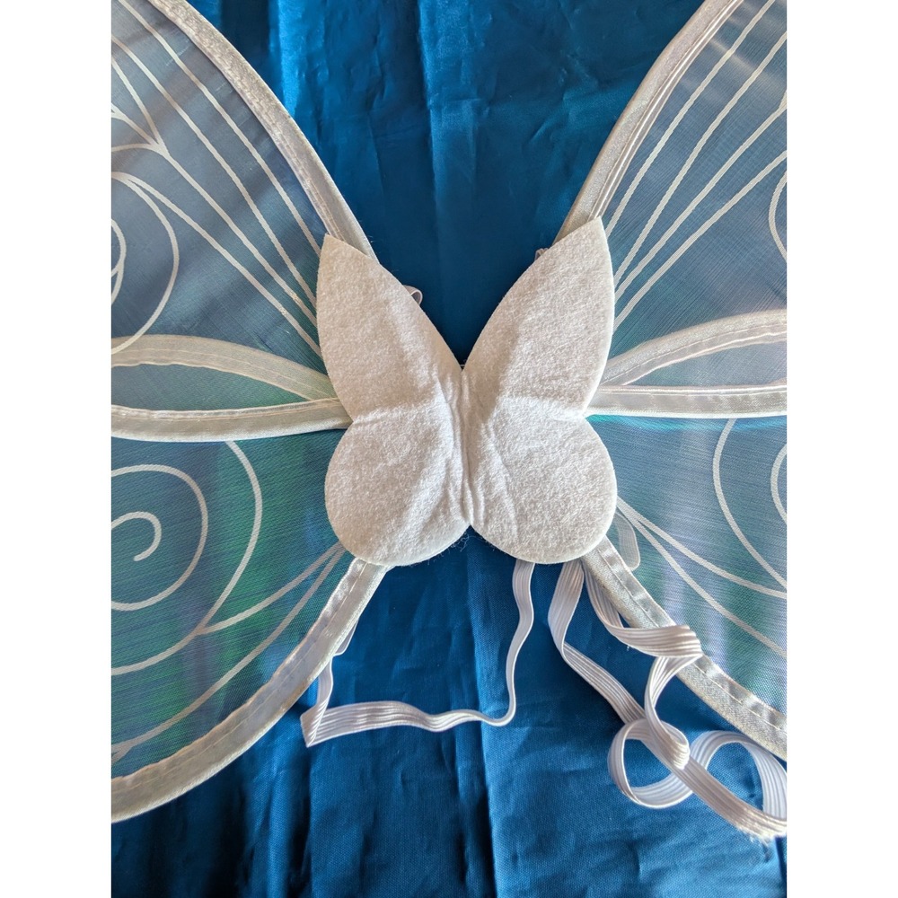 White Fairy Wings  Child, Adult Angel Wings‎ Wedding Dress Up, Cosplay Halloween - Picture 7 of 8